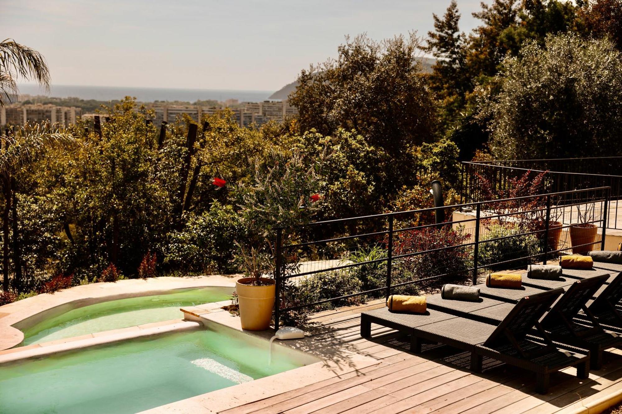 Villa Les Roches Mandelieu Esterno foto